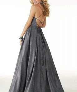 Mori Lee - 45076 Metallic And Glittered Long Dress 7 Mori Lee - 45076 Metallic And Glittered Long Dress