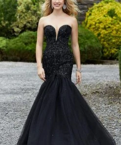 Mori Lee - 45096 Intricately Beaded Mermaid Long Dress