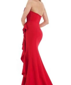 Formal Gowns Morrell Maxie - Strapless Mermaid Dress With Slit 16339 - 1 Pc Blush In Size 4 Available 7 Formal Gowns Morrell Maxie - Strapless Mermaid Dress With Slit 16339 - 1 Pc Blush In Size 4 Available