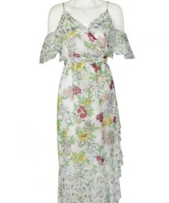 Nanette Nanette Lepore - NM8S19JA1 Printed V-neck Sheath Dress