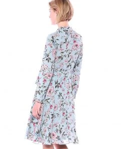 Nanette Nanette Lepore - NM9S171Y9 Long Sleeve Floral Print Dress