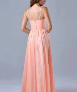 Nina Canacci - 1040 Dress In Coral Formal Gowns