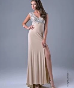 Nina Canacci - 1094 Dress In Nude