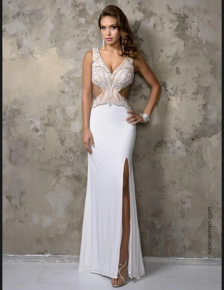 Formal Gowns Nina Canacci - 1217 Dress In Ivory 3 Formal Gowns Nina Canacci - 1217 Dress In Ivory