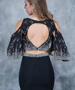 Nina Canacci - 1354 Two Piece Embellished Sheath Dress