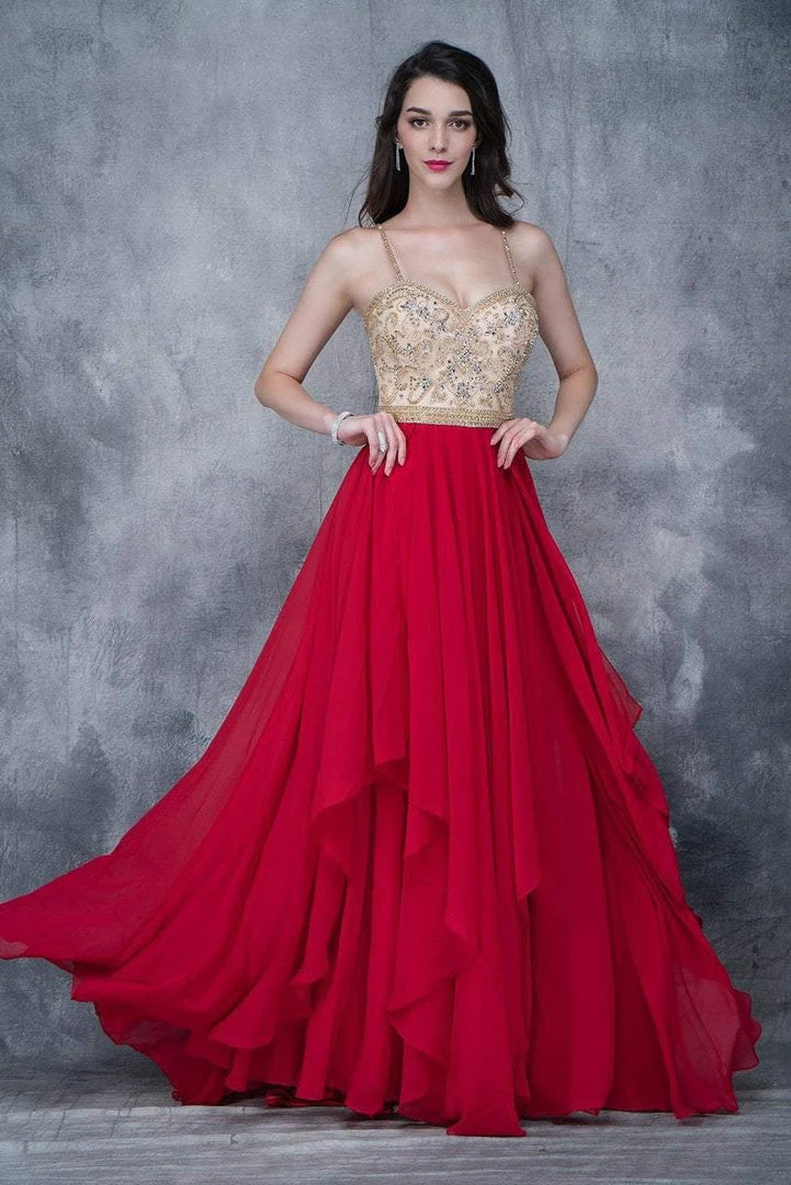 Nina Canacci - 1366 Bedazzled Sweetheart A-line Dress 3 Nina Canacci - 1366 Bedazzled Sweetheart A-line Dress