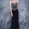 Formal Gowns Nina Canacci - 1378 Strapless Crystal Ornate Corset Gown