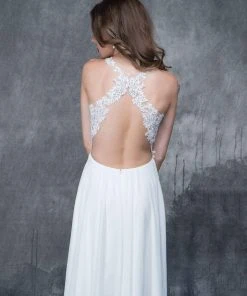 Nina Canacci - 1388 Sleeveless Jeweled Applique A-Line Gown Formal Gowns