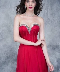 Formal Gowns Nina Canacci - 1391 Bejeweled Sweetheart A-line Dress