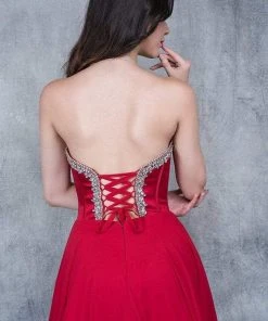 Formal Gowns Nina Canacci - 1391 Bejeweled Sweetheart A-line Dress