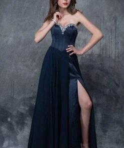 Formal Gowns Nina Canacci - 1391 Bejeweled Sweetheart A-line Dress