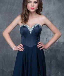Formal Gowns Nina Canacci - 1391 Bejeweled Sweetheart A-line Dress