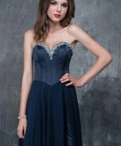 Formal Gowns Nina Canacci - 1391 Bejeweled Sweetheart A-line Dress