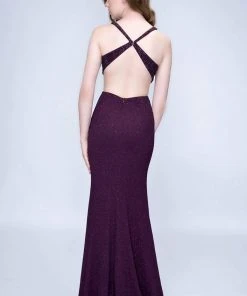 Formal Gowns Nina Canacci - 1452 Beaded V-neck Shimmer Fabric Trumpet Dress 7 Formal Gowns Nina Canacci - 1452 Beaded V-neck Shimmer Fabric Trumpet Dress