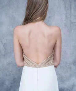 Nina Canacci - 2126 Illusion Geo-Halter Sheath Gown 15 Nina Canacci - 2126 Illusion Geo-Halter Sheath Gown