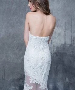 Nina Canacci - 2141 Lace Illusion Panel Sheath Gown Formal Gowns 15 Nina Canacci - 2141 Lace Illusion Panel Sheath Gown Formal Gowns