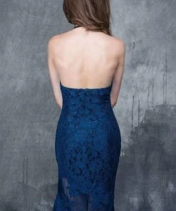 Nina Canacci - 2141 Lace Illusion Panel Sheath Gown Formal Gowns 13 Nina Canacci - 2141 Lace Illusion Panel Sheath Gown Formal Gowns