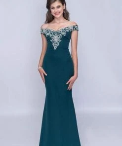 Nina Canacci - 2201 Crystal Beaded Off Shoulder Mermaid Gown Formal Gowns 12 Nina Canacci - 2201 Crystal Beaded Off Shoulder Mermaid Gown Formal Gowns