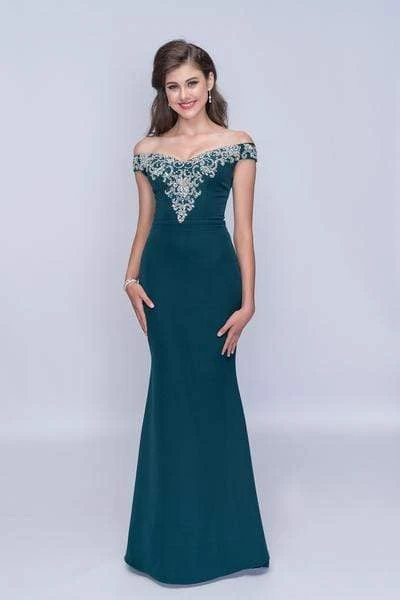 Nina Canacci - 2201 Crystal Beaded Off Shoulder Mermaid Gown Formal Gowns 7 Nina Canacci - 2201 Crystal Beaded Off Shoulder Mermaid Gown Formal Gowns