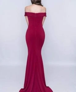 Formal Gowns Nina Canacci - 2230 Off-Shoulder Fitted Sheath Gown