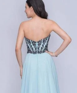 Nina Canacci - 3140 Beaded Corset Sweetheart Bodice Evening Gown 9 Nina Canacci - 3140 Beaded Corset Sweetheart Bodice Evening Gown