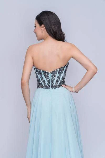 Nina Canacci - 3140 Beaded Corset Sweetheart Bodice Evening Gown 4 Nina Canacci - 3140 Beaded Corset Sweetheart Bodice Evening Gown