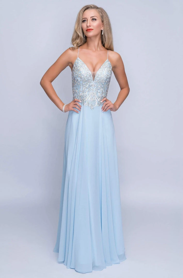 Nina Canacci - 3151 Jewel-Ornate Embroidered A-Line Gown Formal Gowns 3 Nina Canacci - 3151 Jewel-Ornate Embroidered A-Line Gown Formal Gowns