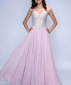 Nina Canacci - 3151 Jewel-Ornate Embroidered A-Line Gown Formal Gowns 8 Nina Canacci - 3151 Jewel-Ornate Embroidered A-Line Gown Formal Gowns
