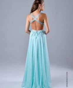 Nina Canacci - 6018 Dress In Light Blue