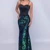 Formal Gowns Nina Canacci - 6506 Sequined Sweetheart Trumpet Dress With Train