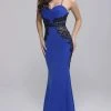 Formal Gowns Nina Canacci - 8130 Dress In Royal/Black