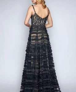 Formal Gowns Nina Canacci - 8168 Scoop Lace A-Line Evening Dress 5 Formal Gowns Nina Canacci - 8168 Scoop Lace A-Line Evening Dress