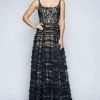 Formal Gowns Nina Canacci - 8168 Scoop Lace A-Line Evening Dress 1 Formal Gowns Nina Canacci - 8168 Scoop Lace A-Line Evening Dress
