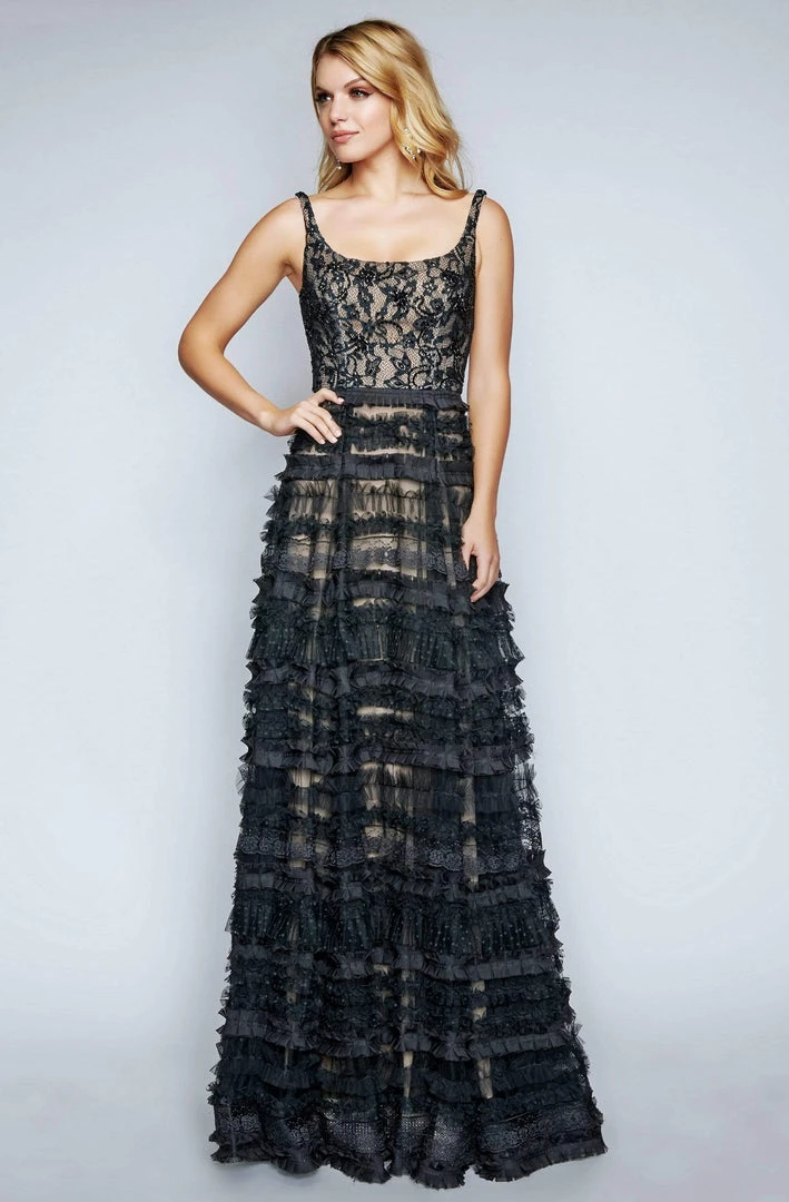 Formal Gowns Nina Canacci - 8168 Scoop Lace A-Line Evening Dress 3 Formal Gowns Nina Canacci - 8168 Scoop Lace A-Line Evening Dress