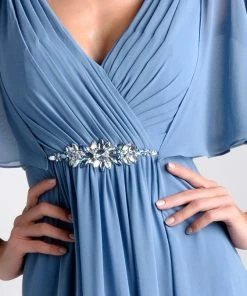 Formal Gowns Nina Canacci - M239 Dress In Steel Blue