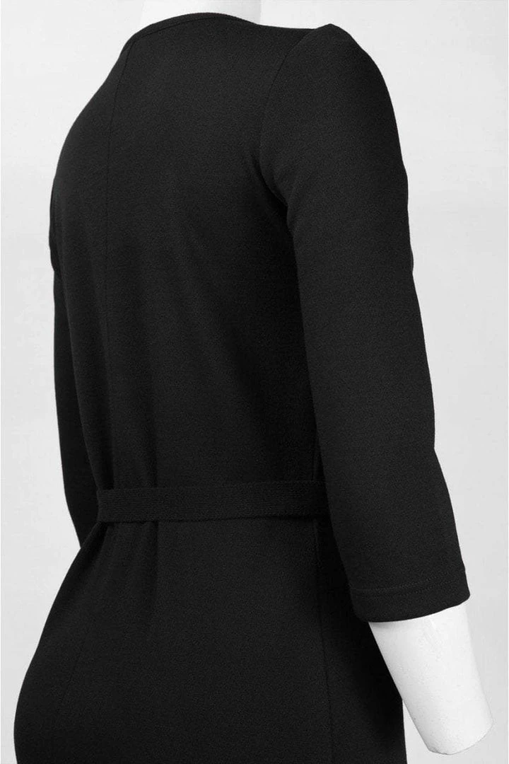 Nina Leonard - L24631 Fringed Hem Dress 8 Nina Leonard - L24631 Fringed Hem Dress