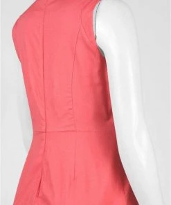 Nina Leonard - L5695A Sleeveless Front Button Sheath Dress Cocktail Dresses