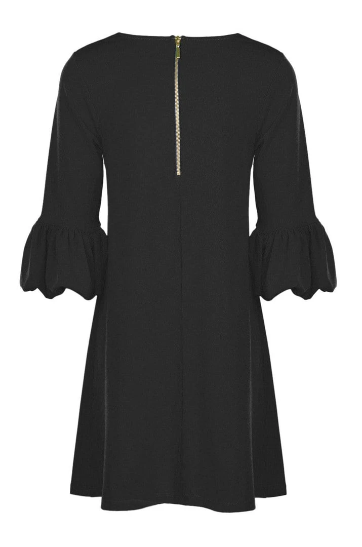 Nina Leonard - L6832B Balloon Hem Quarter Length Sleeve Shift Dress 4 Nina Leonard - L6832B Balloon Hem Quarter Length Sleeve Shift Dress