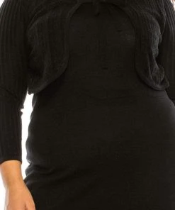 Nine West - 10588902 Two Piece Knit Midi Dress Plus Size Dresses 7 Nine West - 10588902 Two Piece Knit Midi Dress Plus Size Dresses