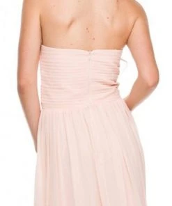 Formal Gowns Nox Anabel - 2699 Strapless Ruched High Low Dress