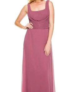 Formal Gowns Nox Anabel - 5099 Ruched Square Neck Dress With Matching Jacket 15 Formal Gowns Nox Anabel - 5099 Ruched Square Neck Dress With Matching Jacket