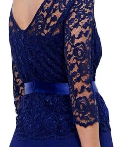 Nox Anabel - 5116 Lace Illusion Dress Formal Gowns 12 Nox Anabel - 5116 Lace Illusion Dress Formal Gowns