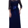 Nox Anabel - 5116 Lace Illusion Dress Formal Gowns 2 Nox Anabel - 5116 Lace Illusion Dress Formal Gowns