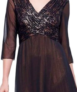 Nox Anabel - 5126 Sheer Empire Dress