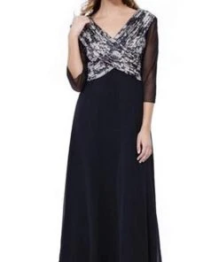 Nox Anabel - 5126 Sheer Empire Dress