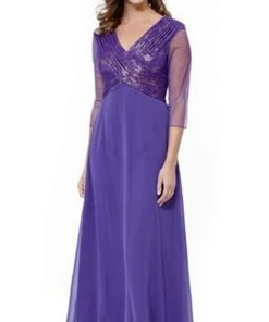 Nox Anabel - 5126 Sheer Empire Dress