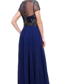 Nox Anabel - 5143 Beaded Embellished A-Line Gown