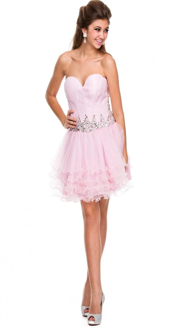 Nox Anabel - 6007 Strapless Cocktail Dress Cocktail Dresses 7 Nox Anabel - 6007 Strapless Cocktail Dress Cocktail Dresses