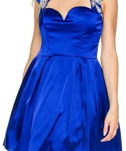 Nox Anabel - 6051 Cap Sleeves Cocktail Dress Cocktail Dresses 9 Nox Anabel - 6051 Cap Sleeves Cocktail Dress Cocktail Dresses