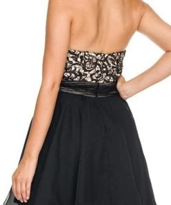 Nox Anabel - 6169 Embroidered Sweetheart Dress Cocktail Dresses 14 Nox Anabel - 6169 Embroidered Sweetheart Dress Cocktail Dresses